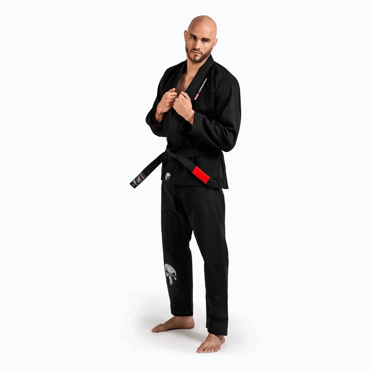 Kompletne kimono brazylijskiego jiu jitsu w specjalnej edycji The Punisher.