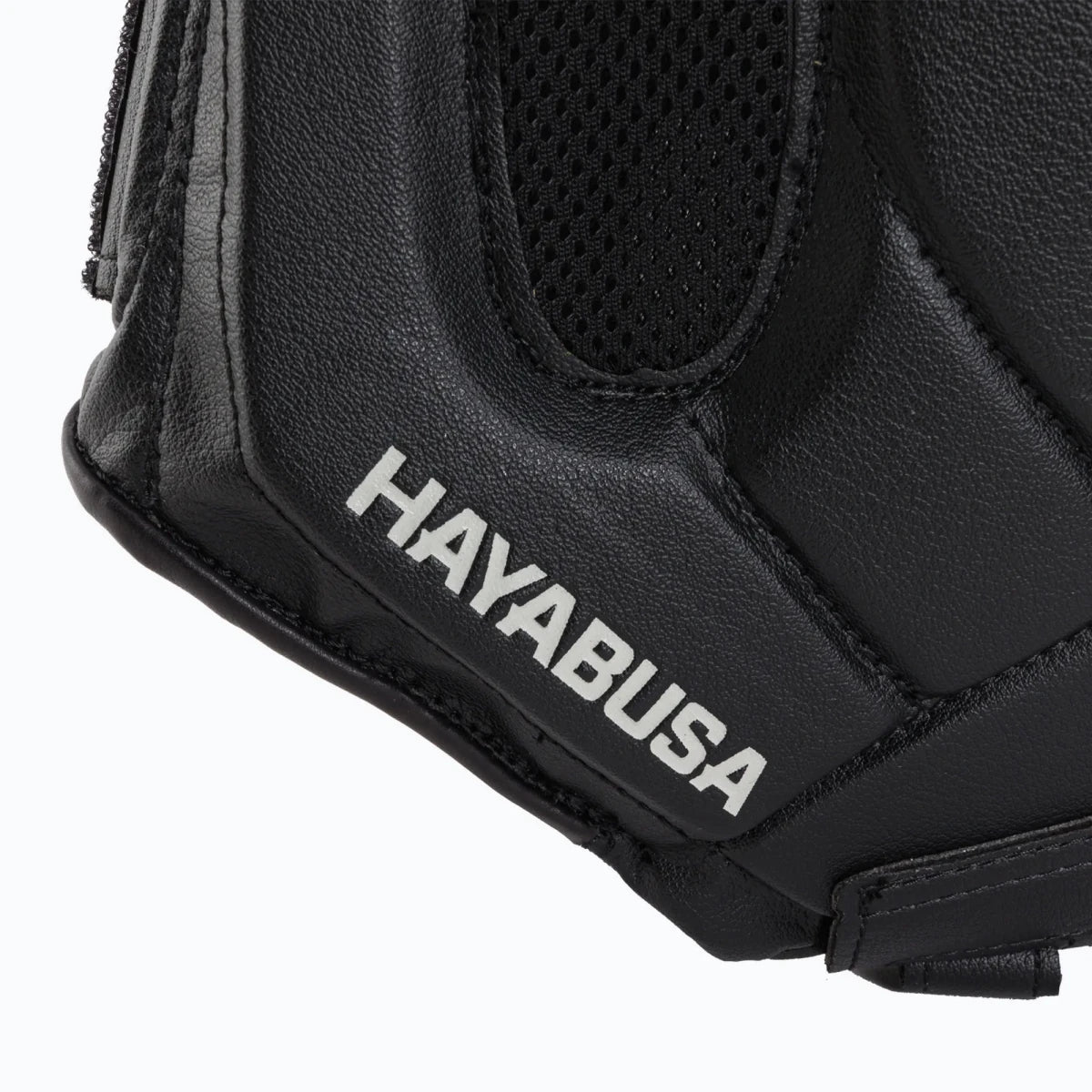 Professional black T-Cross Hayabusa T3 helmet rear closure detail.