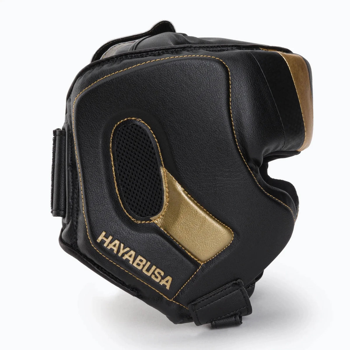 Gold logo detail and Hayabusa T3 helmet technological padding.