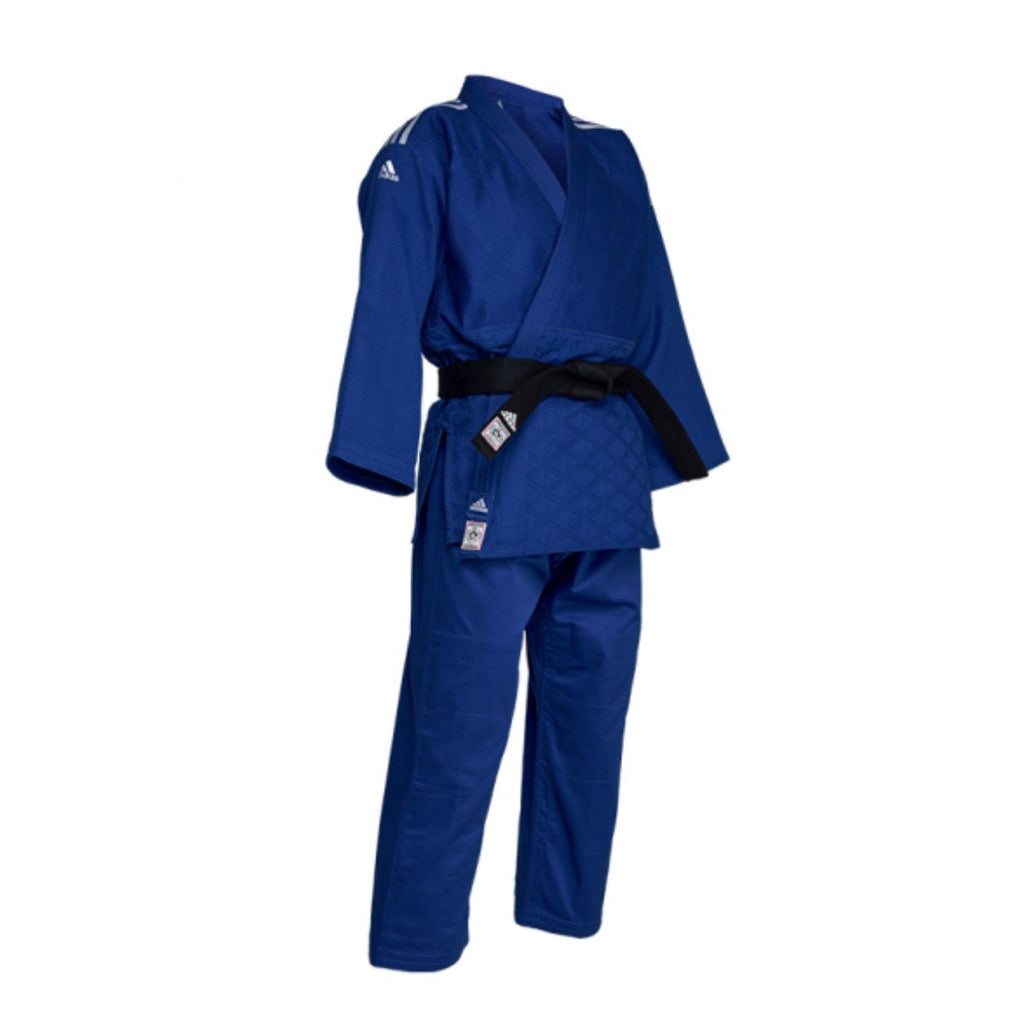 Judogi Adidas blu omologato IJF Champion III Slimfit