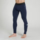 Vista frontale dei leggings sportivi Leone Primal Instinct blu