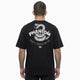 Vista posteriore della t-shirt atletica Phantom Don't Tread On Me con la grafica del serpente Gadsden