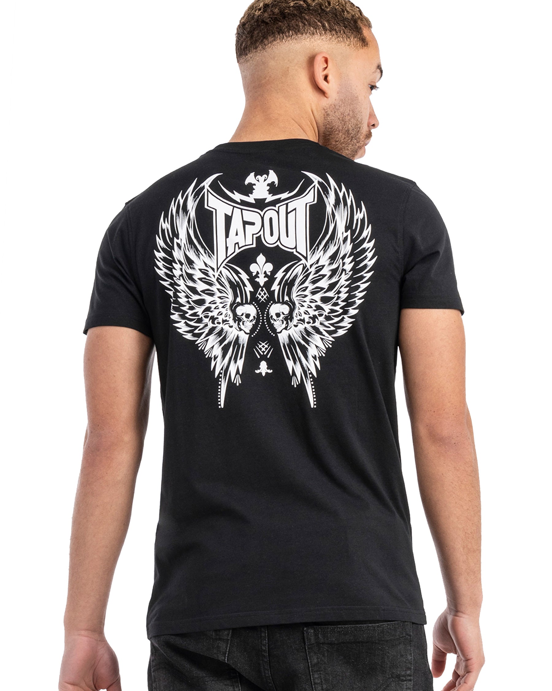 Pánské sportovní tričko Tapout Masked Tee se zelenými zády