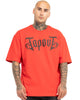 Tapout Simply Believe kaos pria detail olahraga abu-abu