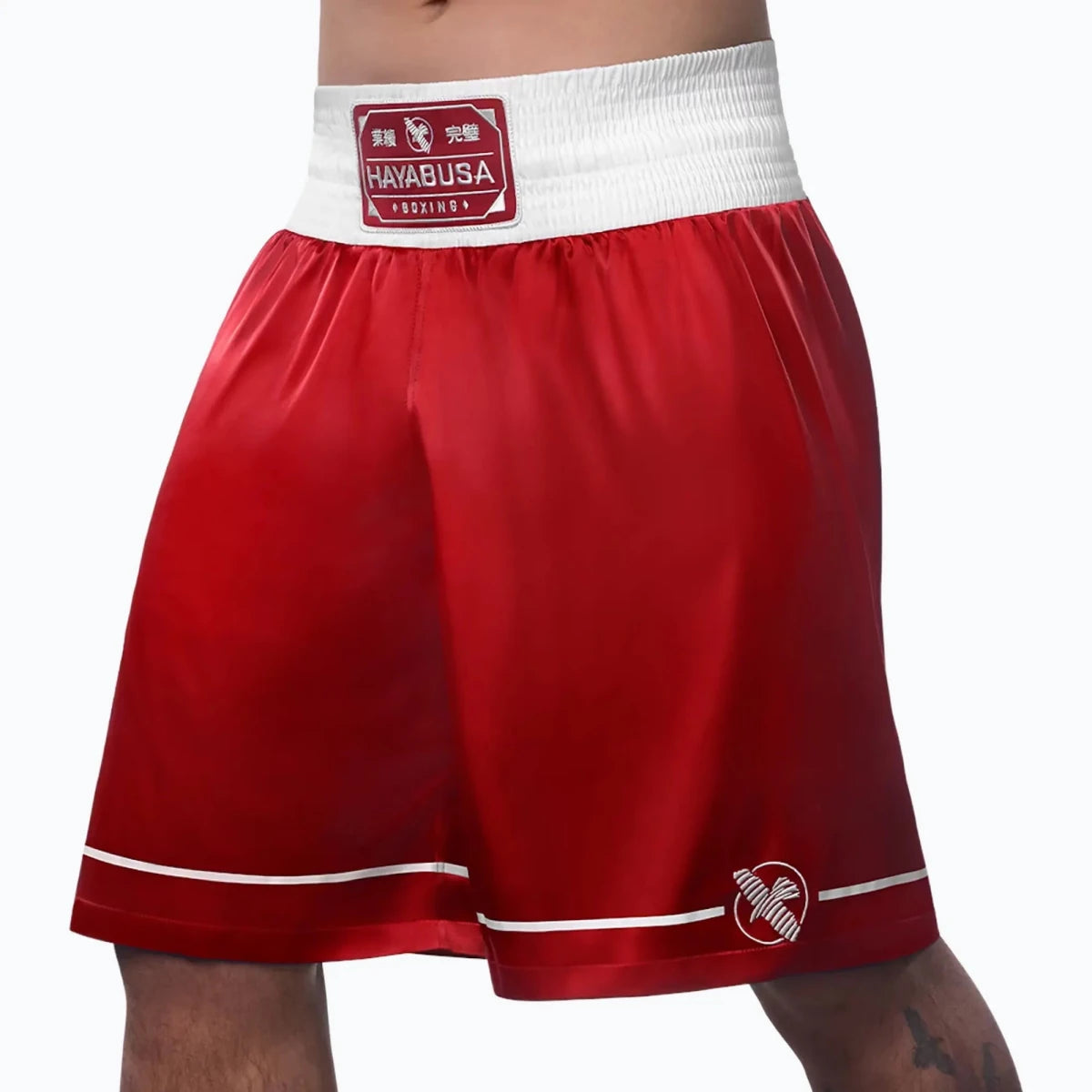 Short de boxe Hayabusa devant rouge