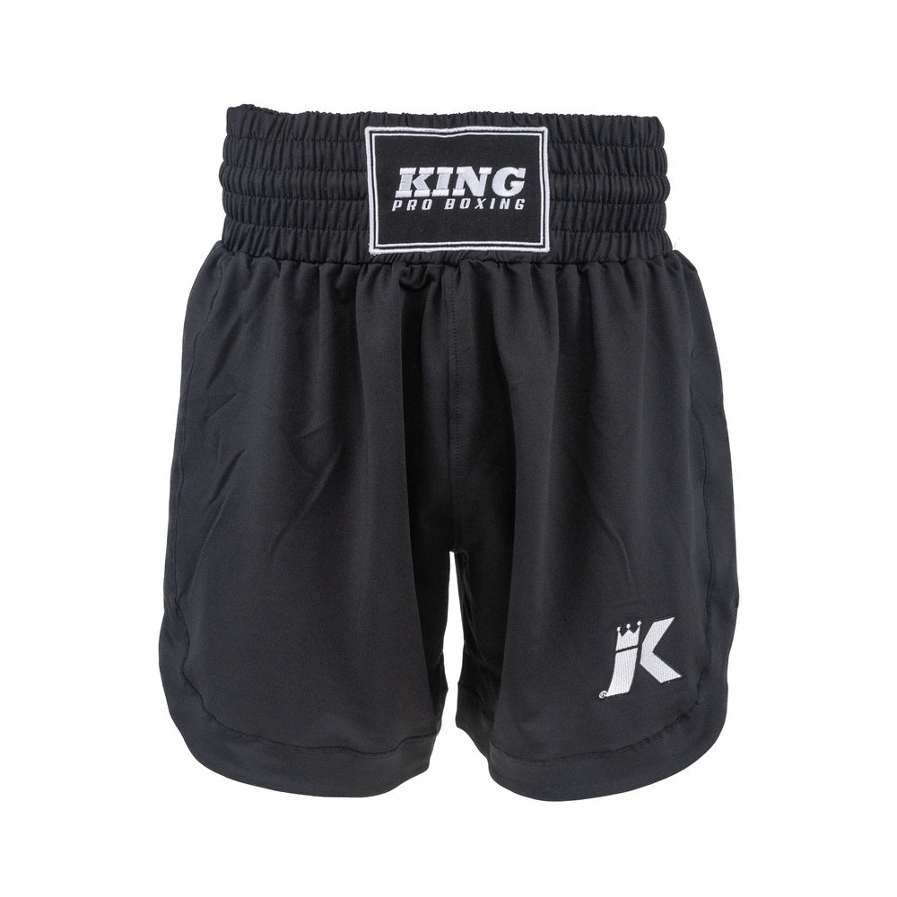 Pantaloncini pugilato K King Apex Pro neri in tessuto leggero e resistente 100% poliestere