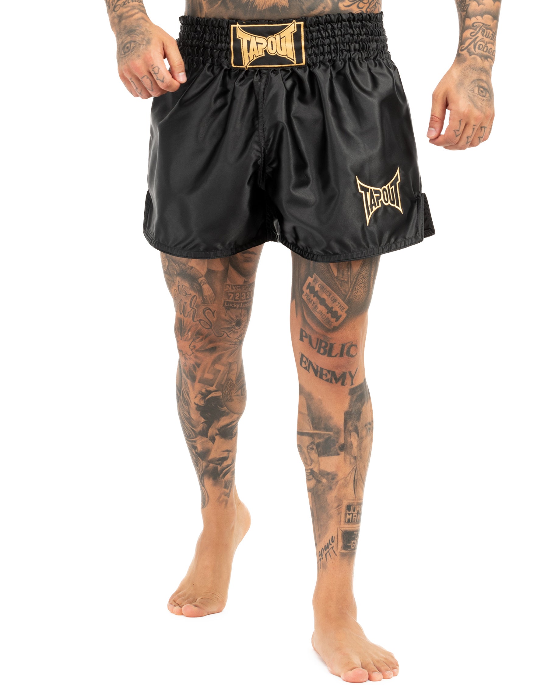 Short de boxe thaïlandais TapouT - vue de face