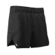 Vista frontale dei pantaloncini donna Hayabusa Apex neri, tessuto ultra-leggero per BJJ e MMA