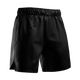 Vista frontale dei pantaloncini grappling Hayabusa Core neri, tessuto ultra-leggero e girovita adattivo