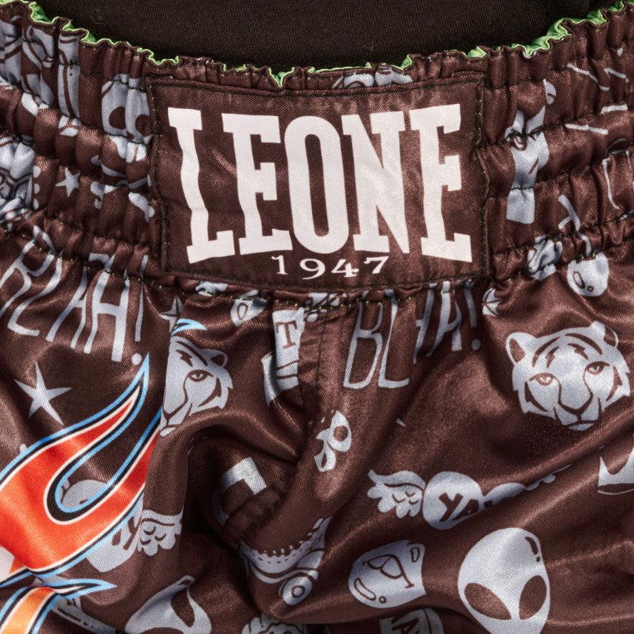 Leone Flames Kick and Thai Shorts for Kids