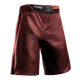 Vista frontale dei pantaloncini MMA Hayabusa Core Full-Length rossi in tessuto antistrappo
