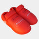 Arawaza WKF Approved foot protectors red, ergonomic protection for children and adults