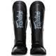 Paratibia professionali FXB Fairtex total Black in pelle sintetica premium