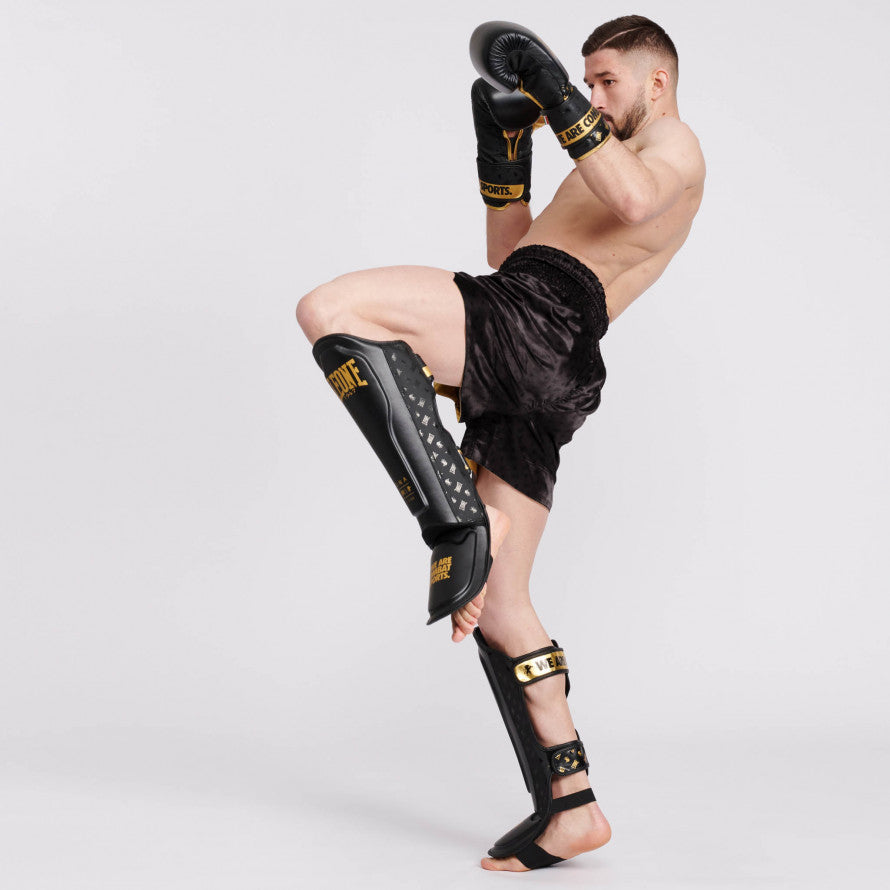 PARATIBIA COTONE ARTI MARZIALI per Karate Muay Thai PARATIBIA COTONE ARTI MARZIALI per Karate Muay Thai