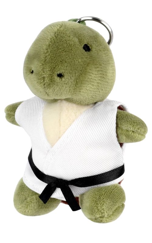 KWON Porte-clés Peluche Pig Betty – Cochon Porte-bonheur 10 Cm Avec Veste Budo Arts Martiaux