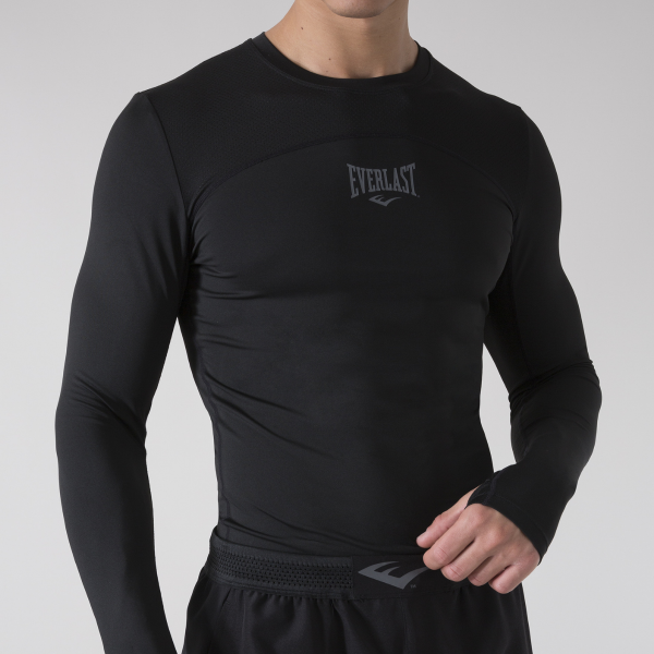 Rashguard everlast nera petto