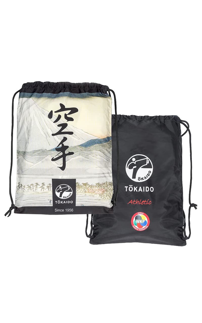 Sacca sportiva Tokaido Athletic WKF con design tradizionale giapponese