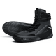 Scarpe da boxe Hayabusa Talon total black viste frontalmente in primo piano