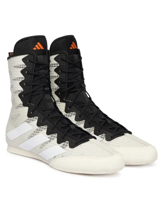 Scarpe da Boxe Adidas Box Hog 4 Bianche