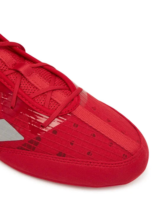 Scarpe Boxe Adidas Box Hog 4 Rosso Argento