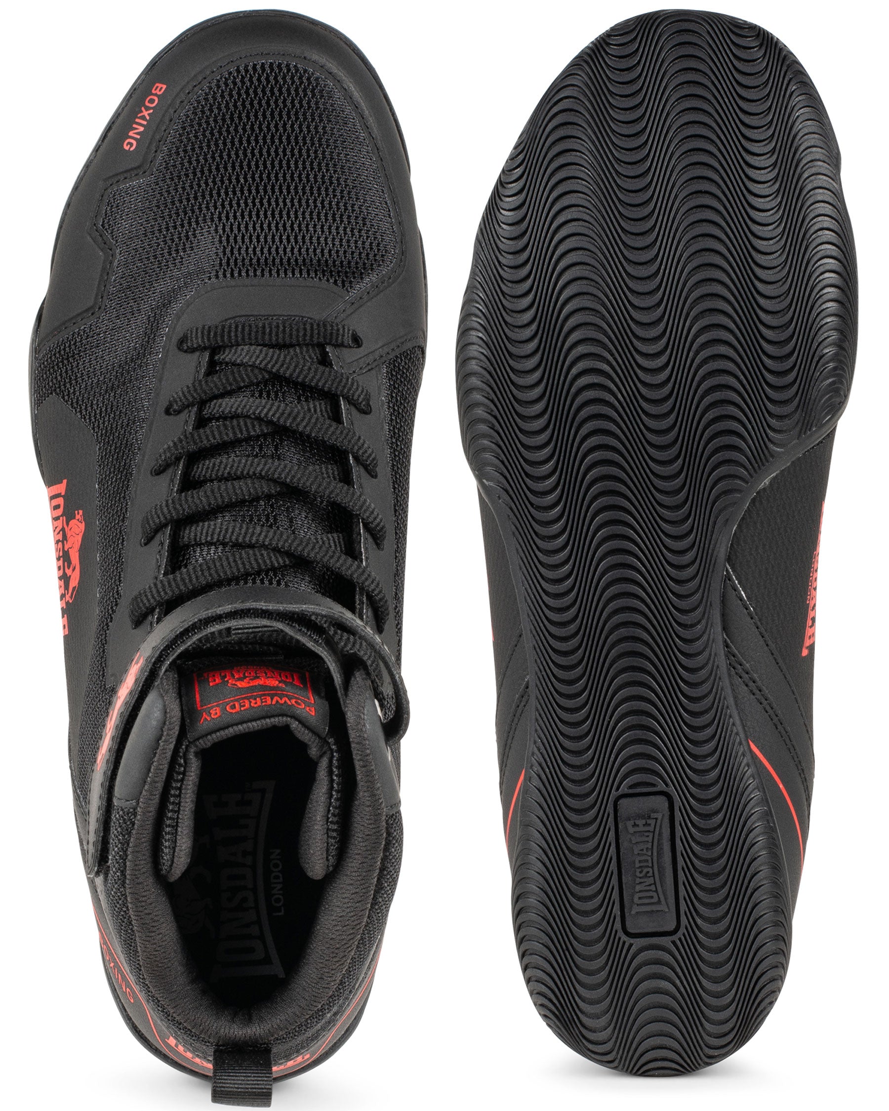 Lonsdale Rufford Boxschuhe – Rückansicht
