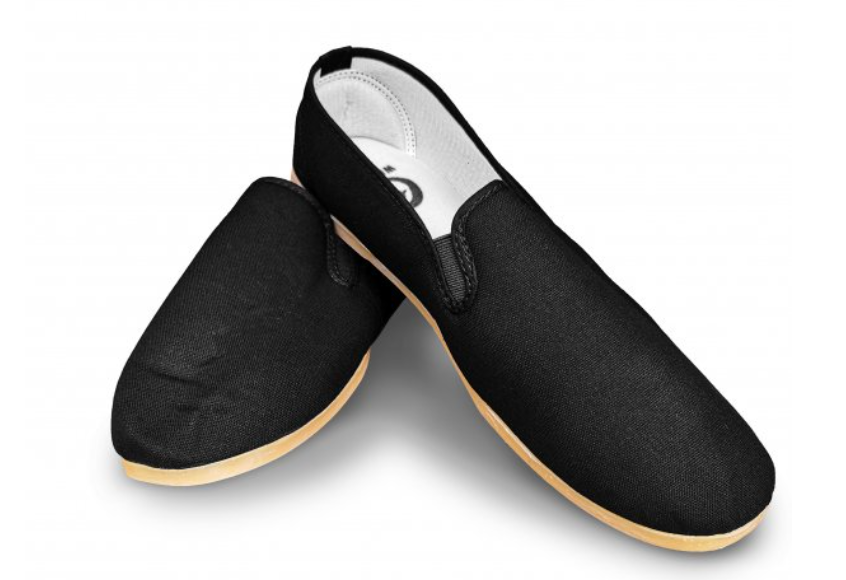 Scarpe Kung Fu In Tela Con Suola In Gomma