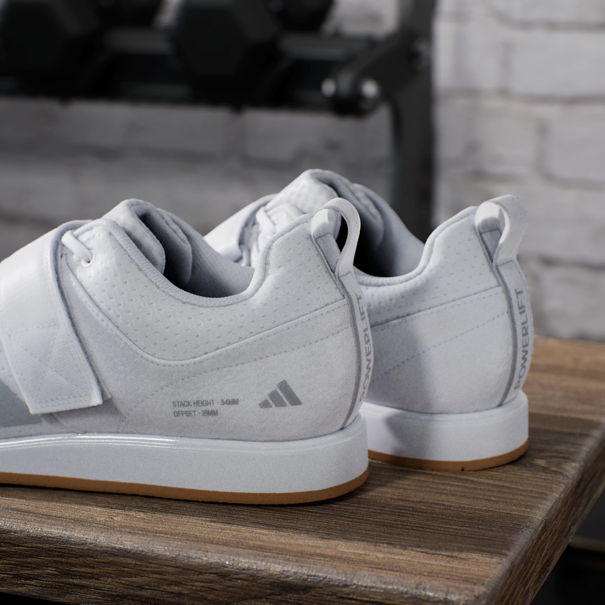 Scarpe Pesistica adidas Powerlift 5 Cloud White - vista dettaglio-2