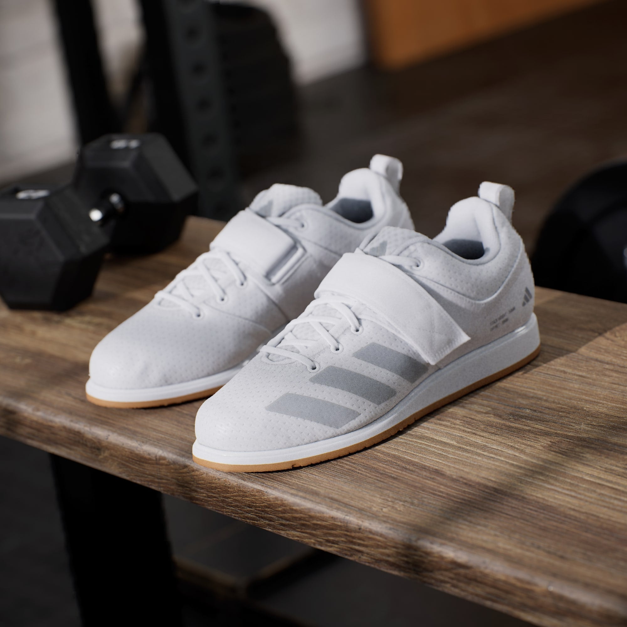 Scarpe Pesistica adidas Powerlift 5 Cloud White - vista dettaglio