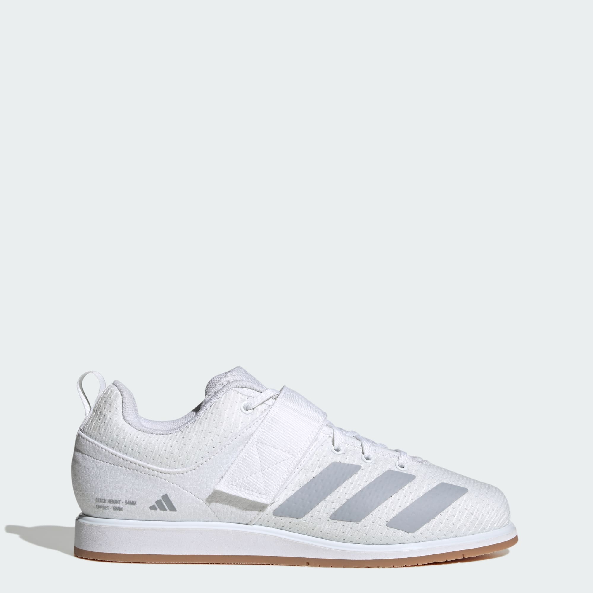 Scarpe Pesistica adidas Powerlift 5 Cloud White - vista frontale