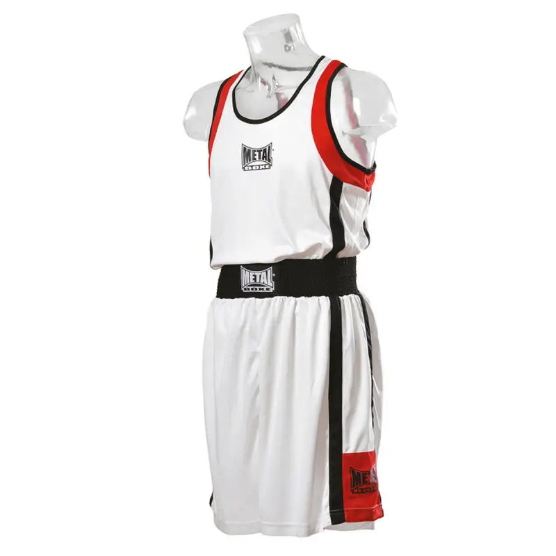 Vista frontale principale set boxe bambini Metal Boxe bianco