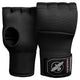 Coppia di sottoguanti in gel Hayabusa Quick Wraps neri, vista frontale