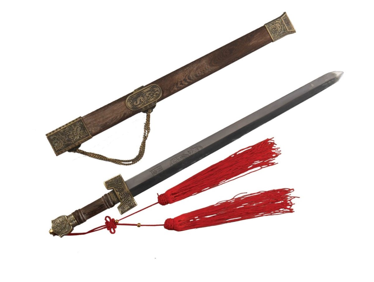 Spada da Tai Chi Jian con Fodero e Custodia 70 cm - Fight Club Store