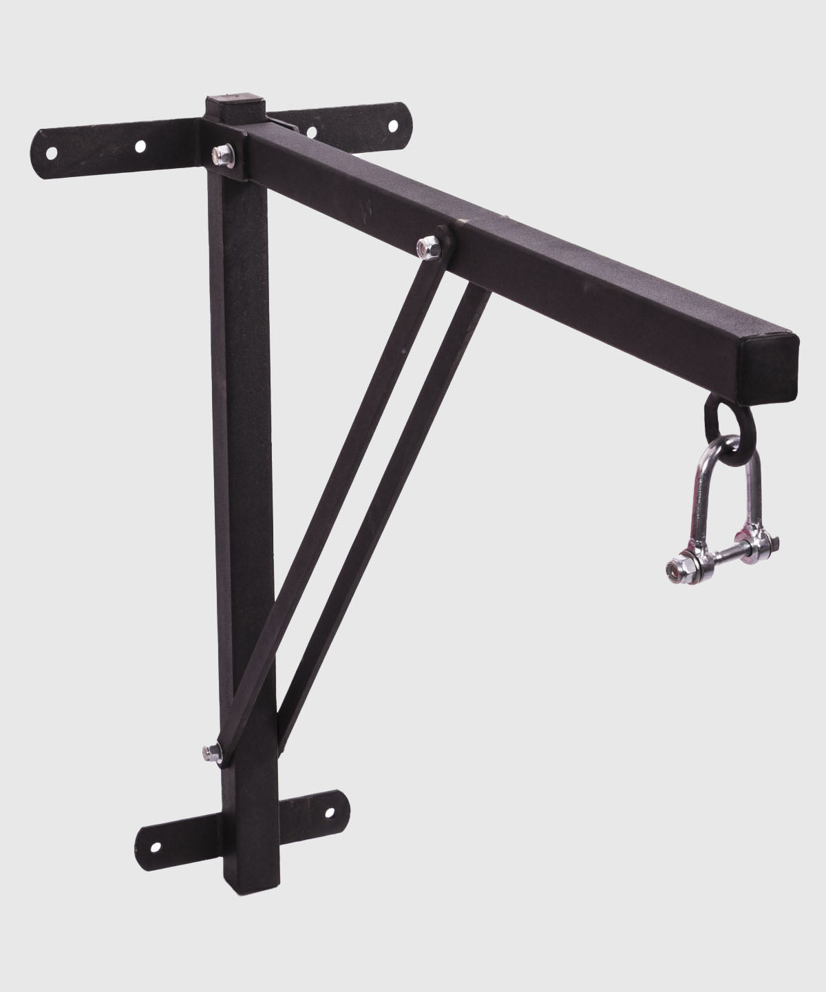 Soporte de pared para saco de boxeo de metal - vista frontal
