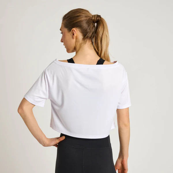 T-Shirt Corta Leone Donna Logo Tecnica