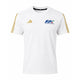 T-shirt in Cotone Adidas Essential Three Stripes FPI - Bianco / XS - T-Shirt