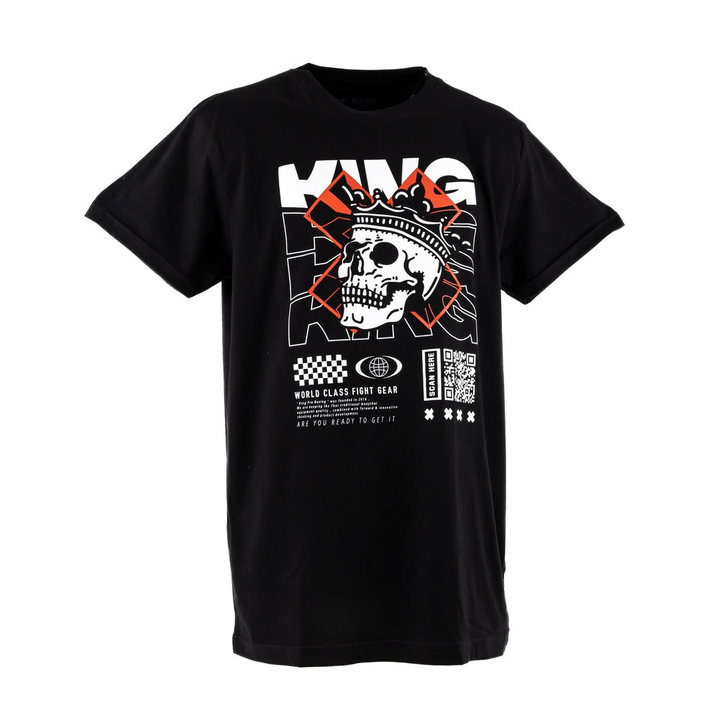 Tričko King Pro Boxing "Skull" - pohled zepředu