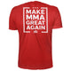 Tričko "Make MMA Great Again" - pohled zepředu