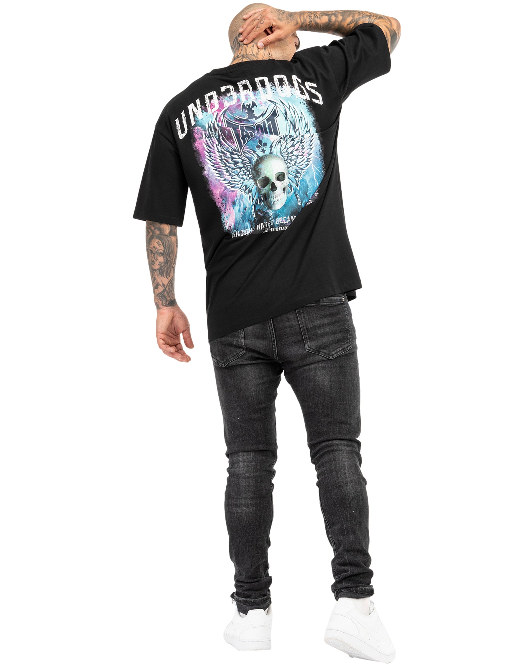 Tapout Elsinore t-shirt nero posteriore MMA