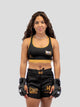 Vista frontale top sportivo Metal Boxe Hexagon MMA design ufficiale per combattimento
