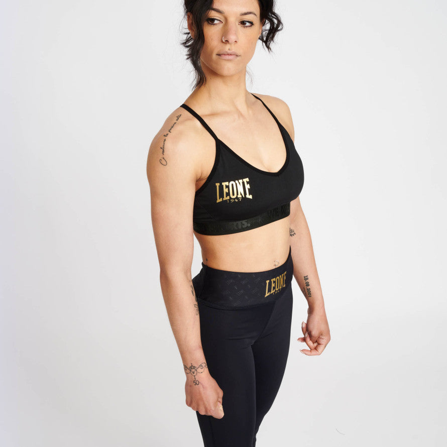 Top sportivo a spalla fine Leone DNA