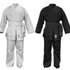 Uniforme Kung Fu Shaolin bianca in cotone