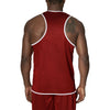 Canotta Leone Boxe Double Reversibile Rossa Blu