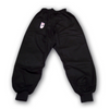 Pantaloni con elastico in vita e cavigliere