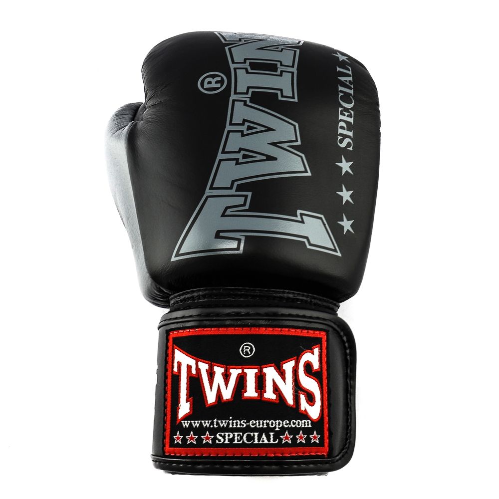 TWINS Guantoni con lacci BGLL-1, Nero/Rosso TWINS Guantoni con lacci BGLL-1, Nero/Rosso