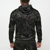 Felpa Leone Camoblack con cappuccio e zip